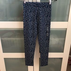 Kid’s Tommy Hilfiger Navy Blue Polka Dot Leggings